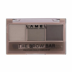 Акция на Палетка для макіяжу брів LAMEL Make Up The Brow Bar Professional Eyebrow Kit 401, 4.5 г от Eva