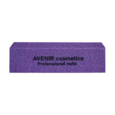 Акція на Баф Avenir Cosmetics Professional 100/100 грит фіолетовий від Eva