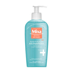 Акція на Очищувальний гель для вмивання Mixa Sensitive Skin Expert Cleansing Gel для чутливої шкіри, схильної до недосконалостей, 200 мл від Eva