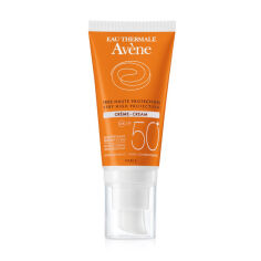 Акція на Сонцезахисний крем для обличчя Avene Eau Thermale Sun Cream SPF 50+, 50 мл від Eva