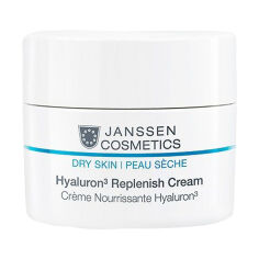 Акція на Регенерувальний крем для обличчя Janssen Cosmetics Dry Skin Hyaluron Replenish Cream з гіалуроновою кислотою, 50 мл від Eva