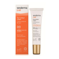 Акція на Крем-контур навколо очей Sesderma C-Vit Eye Contour Cream, 15 мл від Eva