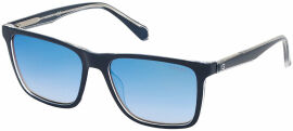 Акція на Унісекс сонцезахисні окуляри Guess з дзеркальними лінзами, прямокутні (PGU6935-92W55) від Y.UA