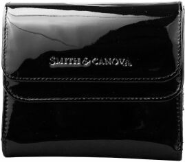 Акція на Жіночий гаманець Smith & Canova чорний (FUL-28611-blkpatent) від Y.UA