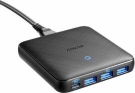 Акция на Anker Wall Charger 3xUSB + USB-C PowerPort Atom Iii Slim 4 PowerIQ3.0 65W Black (A2045G11) от Y.UA