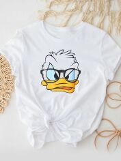 Акция на Футболка жіноча Love&Live Donald Duck-2 LLP02310 XS Бiла от Rozetka