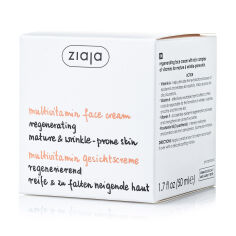 Акція на Крем для обличчя Ziaja Multi-Vitamin Moisturizing Face Cream Мультвітамінний зволожувальний, 50 мл від Eva
