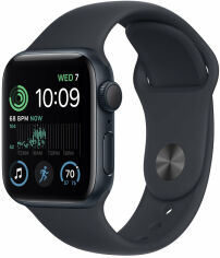 Акція на Apple Watch Se 2 40mm Gps Midnight Aluminum Case with Midnight Sport Band (MNJT3) Ua від Stylus