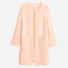 Акція на Пальто H&M XAZ019138WZON XL Блідо-рожеве від Rozetka
