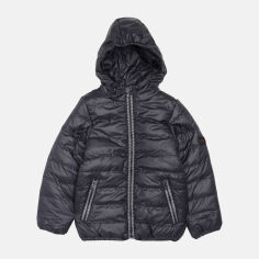 Акція на Дитяча демісезонна куртка для хлопчика Одягайко 22742-у 134 см Чорна від Rozetka