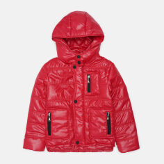Акція на Підліткова демісезонна куртка для хлопчика Одягайко 22049 140 см Червона від Rozetka