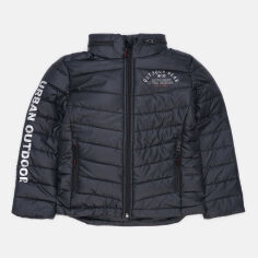 Акция на Дитяча демісезонна куртка для хлопчика Evolution 12-ВМ-18 110 см Чорна от Rozetka