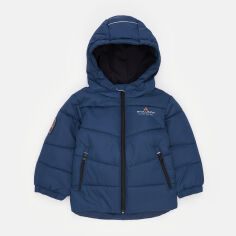 Акция на Дитяча зимова куртка для хлопчика Evolution 03-ВМ-22 104 см Джинсова от Rozetka