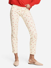 Акція на Джинси Slim Fit жіночі H&M XAZ074593UXNE 44 Молочні з червоним від Rozetka