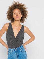 Акція на Блузка жіноча Pull & Bear XAZ235398UTXQ S Сіра з чорним від Rozetka