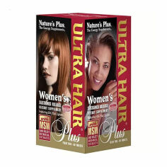 Акція на Дієтична добавка жіноча в таблетках NaturesPlus Ultra Hair Ріст та оздоровлення волосся, 60 шт від Eva