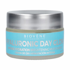 Акция на Зволожувальний денний крем для обличчя Biovene Hyaluronic Day Glow, 50 мл от Eva