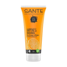 Акція на Біогель для душу Sante Happiness Shower Gel Апельсин і манго, 200 мл від Eva