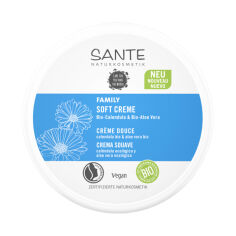 Акція на Універсальний зволожувальний біокрем для всієї родини Sante Family Soft Cream Bio-Calendula and Bio-Aloe Vera, 150 мл від Eva