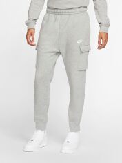 Акція на Спортивні штани утеплені чоловічі Nike Sportswear Club CD3129-063 L Сірі від Rozetka