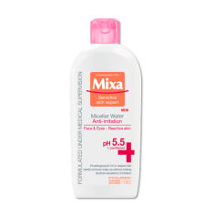 Акція на Міцелярна вода для обличчя Мixa Sensitive Skin Expert Anti-Redness Micellar Water Panthenol + pH 7.2, 400 мл від Eva