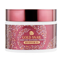 Акція на Крем для обличчя Enough Gold Snail Moisture Whitening Cream з муцином равлика, 50 г від Eva