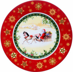 Акция на Набор тарелок обеденных Lefard Christmas Collection 6х26 см (986-072) от Stylus