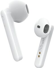 Акция на Навушники Trust Primo Touch True Wireless Mic White от Rozetka