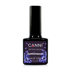 Акція на Гель-лак для нігтів Canni Luminous Soak-off UV&LED Gel Color System 809 Жовтий неон-лайм, 7.3 мл від Eva