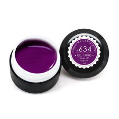 Акція на Гель-фарба Canni Nail Art Output Gel Paints Soak-off UV&LED 634 темно-пурпурова, 5 мл від Eva