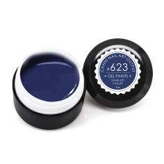 Акція на Гель-фарба Canni Nail Art Output Gel Paints Soak-off UV&LED 623 опівнічно-синя, 5 мл від Eva