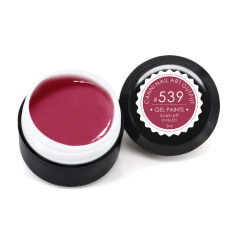 Акция на Гель-фарба Canni Nail Art Output Gel Paints Soak-off UV&LED 539 пурпурно-червона, 5 мл от Eva