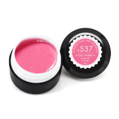 Акція на Гель-фарба Canni Nail Art Output Gel Paints Soak-off UV&LED 537 яскрава рожева, 5 мл від Eva