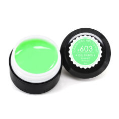 Акція на Гель-фарба Canni Nail Art Output Gel Paints Soak-off UV&LED 603 зелена м`ята, 5 мл від Eva