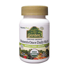 Акция на Дієтична добавка мультивітаміни в таблетках NaturesPlus Source of Life Garden Women's Once Daily Multi для жінок, 30 шт от Eva