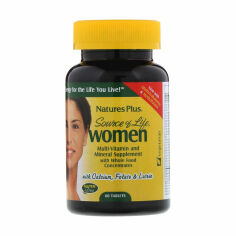 Акція на Харчова добавка мультівітаміни в таблетках NaturesPlus Source Of Life Women Для жінок, 60 шт від Eva