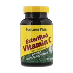 Акція на Вітамін С NaturesPlus Esterified Vitamin C, 90 таблеток від Eva