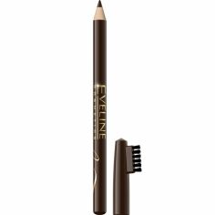 Акция на Eveline Cosmetics Контурный карандаш для бровей - soft brown серии eyebrow pencil от MOYO