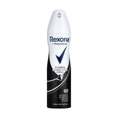 Акція на Антиперспірант-спрей Rexona MotionSense Invisible Antiperspirant Spray 48H Невидимий на чорному та білому одязі, жіночий, 150 мл від Eva