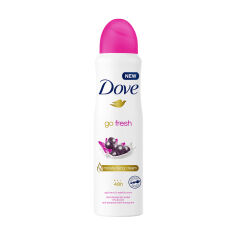 Акція на Антиперспірант-спрей Dove Advanced Care Acai Berry & Water Lily  з ягодами асаї та водяної лілію, жіночий, 150 мл від Eva