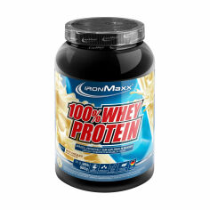 Акція на Дієтична добавка Протеїн в порошку IronMaxx 100% Whey Protein Білий шоколад, 900 г від Eva