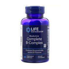 Акція на Дієтична добавка вітаміни в капсулах Life Extension BioActive Complete B-Complex Комплекс вітамінів групи В, 60 шт від Eva