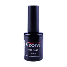 Акция на Матовий топ для гель-лаку Vizavi Professional Top Coat Matte без липкого шару VTC-13, 12 мл от Eva