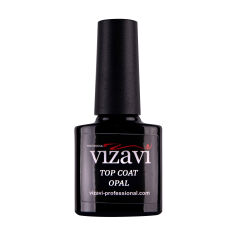 Акция на Топ для гель-лаку Vizavi Professional Top Coat Opal без липкого шару VTC-05, 7.3 мл от Eva