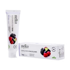 Акция на Зубна паста для підлітків Melica Organic Toothpaste For Teens With Berries Extract Ягідний мікс, 100 мл от Eva