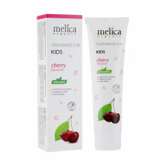 Акція на Дитяча зубна паста Melica Organic зі смаком вишні, від 3 років, 100 мл від Eva