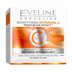 Акция на Крем для обличчя Eveline Cosmetics Активно омолоджуючий та вирівнюючий колір обличчя, 50 мл от Eva