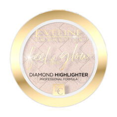 Акція на Хайлайтер для обличчя Eveline Cosmetics Feel The Glow Diamond Highlighter 10, 4.2 г від Eva