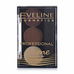 Акція на Професійний набір для стилізації та макіяжу брів Eveline Cosmetics All In One 02, 1.7 г від Eva