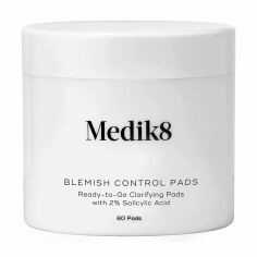 Акция на Безспиртові пади для обличчя Medik8 Blemish Control Pads для проблемної шкіри, з саліциловою кислотою, 60 шт от Eva